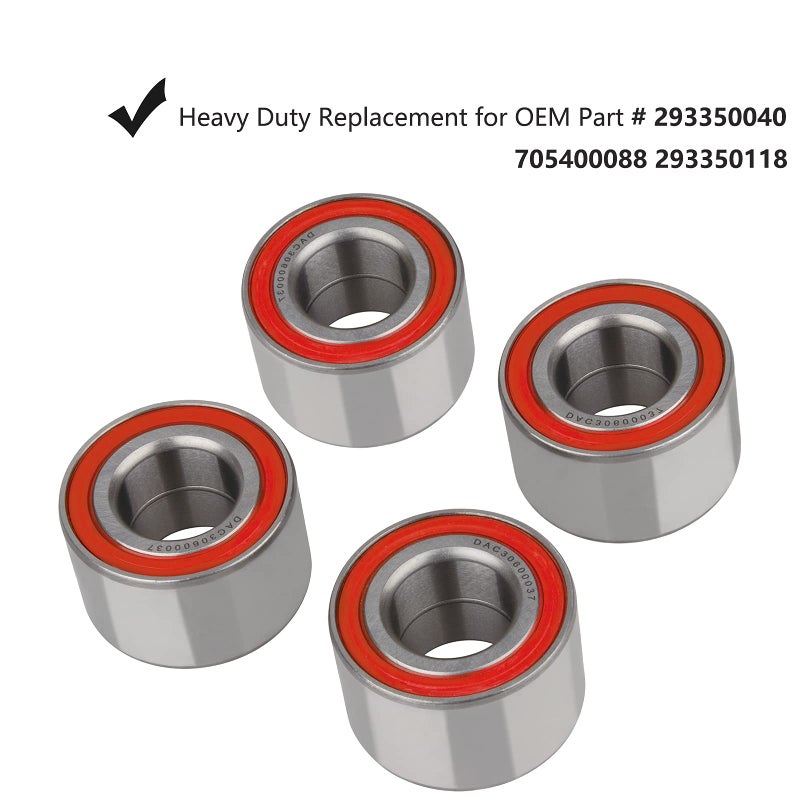 Moker Wheel Bearing Kit for Can-Am Outlander Commander Renegades Maverick Defender (EXCEPTS X3),Replaces OEM 293350040 705400088 293350118 - Image 3